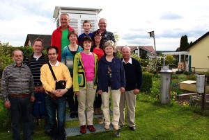 Mitglieder beim ReH-Treffen 2013 bei der Besichtigung der Wetterwarte Neresheim.