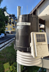 Die DAVIS Wetterstation im Schwarzenberger Ortsteil BERMSGRÜN